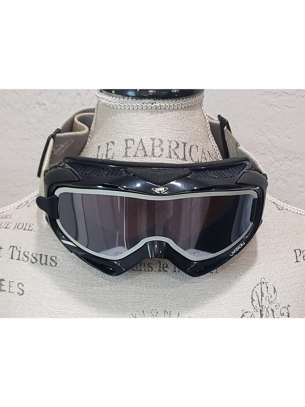 Uvex Uvision Athletic Removable Mirrored Lens Elastic Band Ski Goggles / Glasses